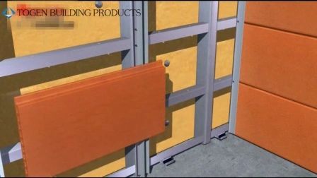 Painel de terracota cinza OEM Togen para construção de material de construção de azulejos de parede externa